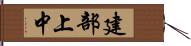 建部上中 Hand Scroll