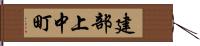 建部上中町 Hand Scroll