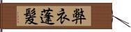 弊衣蓬髪 Hand Scroll