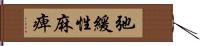 弛緩性麻痺 Hand Scroll