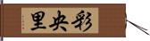 彩央里 Hand Scroll