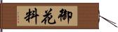 御花料 Hand Scroll