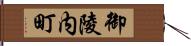 御陵内町 Hand Scroll