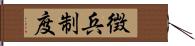 徴兵制度 Hand Scroll