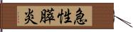 急性膵炎 Hand Scroll