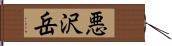 悪沢岳 Hand Scroll