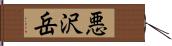 悪沢岳 Hand Scroll