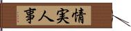 情実人事 Hand Scroll