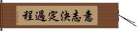 意志決定過程 Hand Scroll