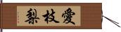 愛枝梨 Hand Scroll