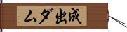 成出ダム Hand Scroll