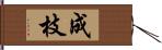 成枝 Hand Scroll