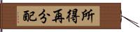 所得再分配 Hand Scroll