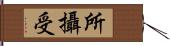 所攝受 Hand Scroll