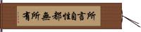 所言自性都無所有 Hand Scroll