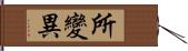 所變異 Hand Scroll