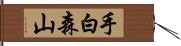 手白森山 Hand Scroll