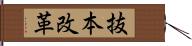 抜本改革 Hand Scroll