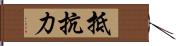 抵抗力 Hand Scroll