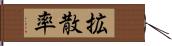 拡散率 Hand Scroll