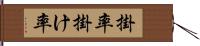 掛率 Hand Scroll