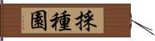 採種園 Hand Scroll