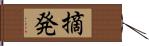 摘発 Hand Scroll