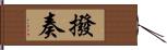 撥奏 Hand Scroll