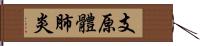 支原體肺炎 Hand Scroll