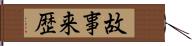 故事来歴 Hand Scroll