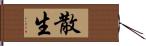 散生 Hand Scroll