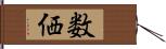 数価 Hand Scroll