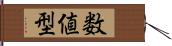 数値型 Hand Scroll