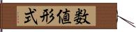 数値形式 Hand Scroll