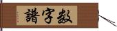 数字譜 Hand Scroll