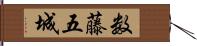 数藤五城 Hand Scroll