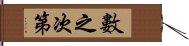 數之次第 Hand Scroll