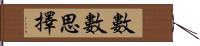 數數思擇 Hand Scroll