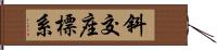 斜交座標系 Hand Scroll