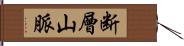 断層山脈 Hand Scroll