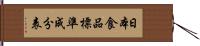 日本食品標準成分表 Hand Scroll