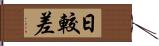 日較差 Hand Scroll