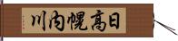 日高幌内川 Hand Scroll