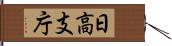 日高支庁 Hand Scroll