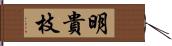 明貴枝 Hand Scroll