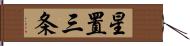 星置三条 Hand Scroll