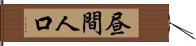 昼間人口 Hand Scroll