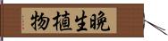 晩生植物 Hand Scroll
