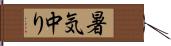 暑気中り Hand Scroll