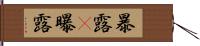 暴露(P) Hand Scroll